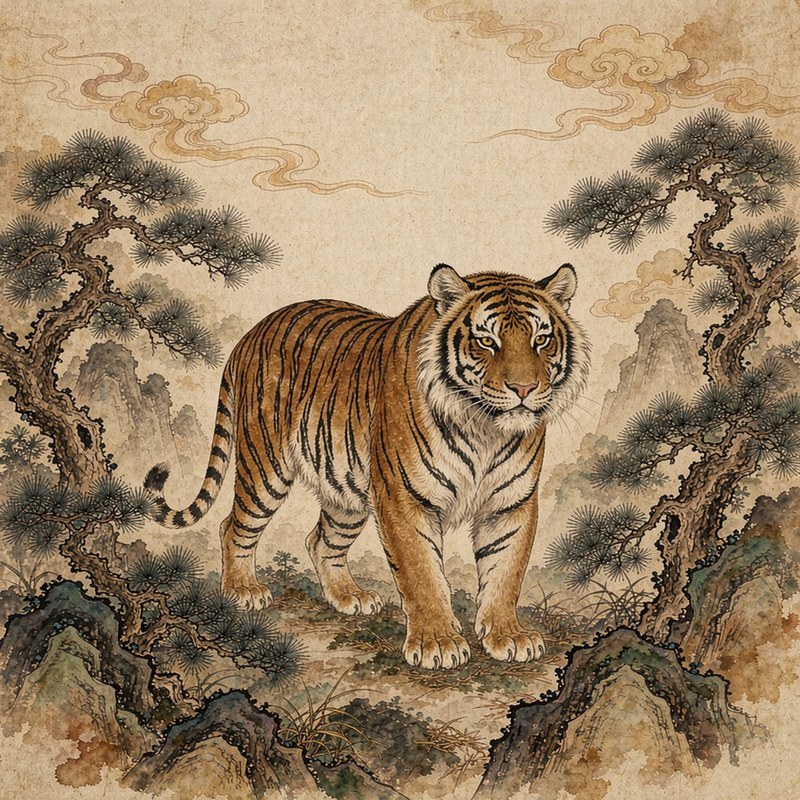 属虎流年运势配图